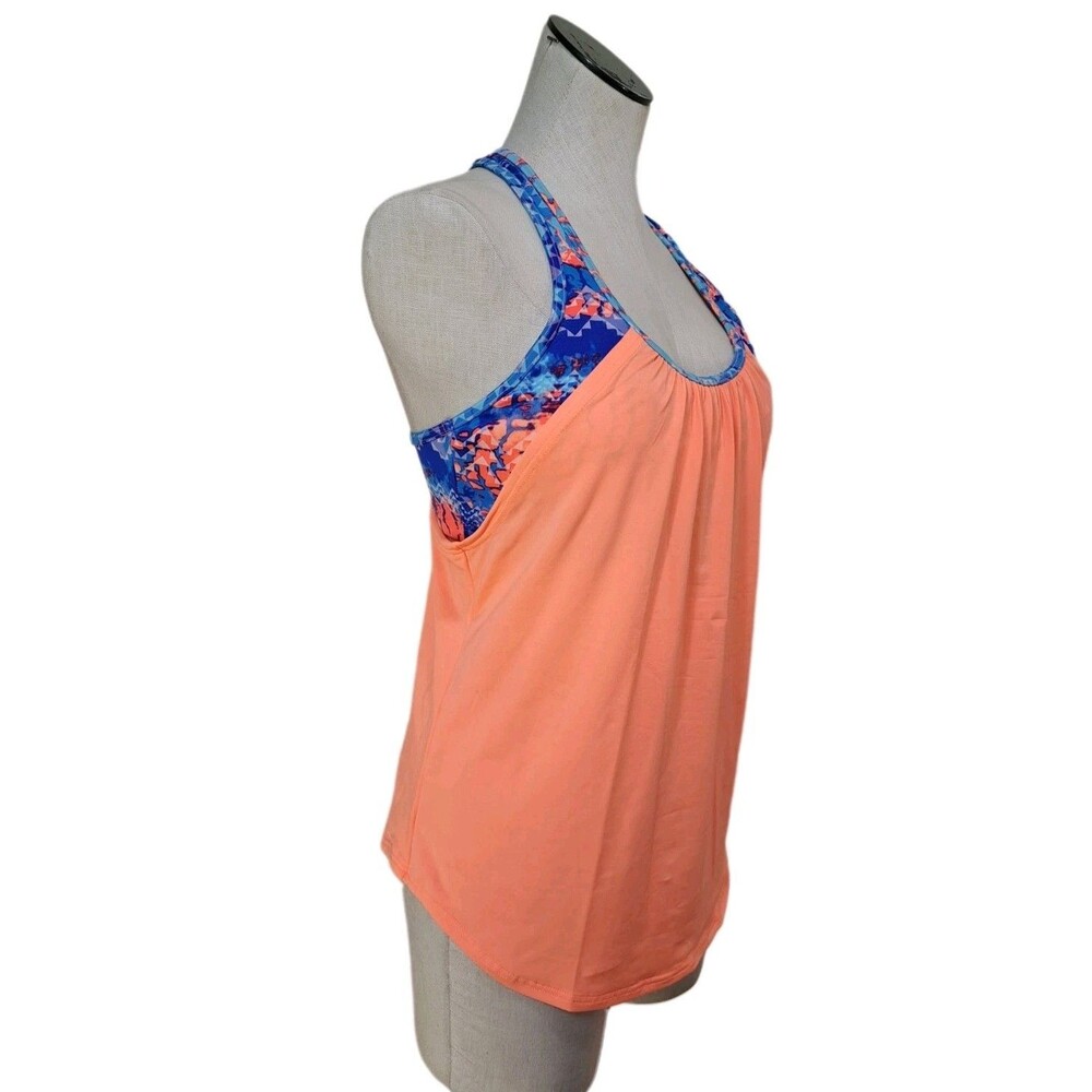 TYR Emerald Lake 2-in-1 Tankini TEMC7AH Coral Blue Size L (10/12) - Picture 4 of 16